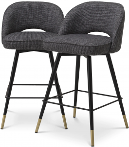 Комплект из двух полубарных стульев Counter 51X52X93 / 51X52X93 CM