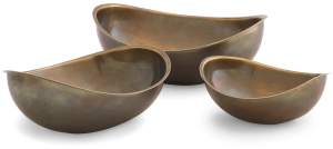 Декоративные чаши Sena 32X28X12 / 23X28X12 / 21X19X9 CM