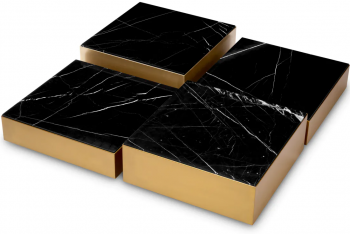 Комплект столиков Esposito 60X60X20 / 60X60X20 / 60X60X26 / 60X60X26 CM