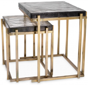 Комплект из двух столиков Niemeyer 53X43X49 / 63X52X61 CM