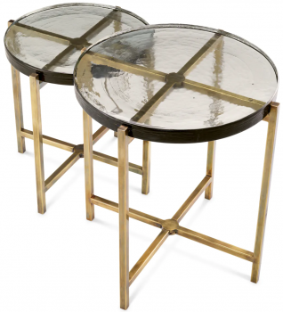 Комплект из двух столиков Haymann 50X50X50 / 57X57X61 CM