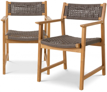 Комплект из двух садовых стульев Cancun 58X60X82 / 58X60X82 CM