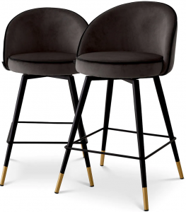 Комплект из двух полубарных стульев Cooper 50X50X93 / 50X50X93 CM
