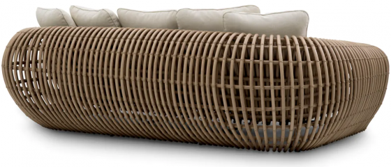 Диван садовый Siderno 230X129X68 CM 4