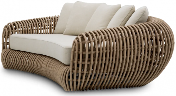 Диван садовый Siderno 230X129X68 CM 5