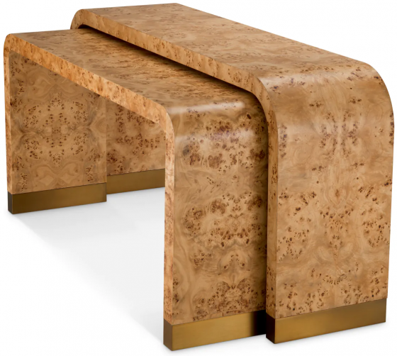 Набор из двух консольных столиков Quinton 154X40X72 / 170X40X80 CM 5