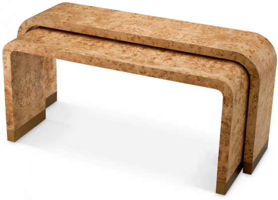 Набор из двух консольных столиков Quinton 154X40X72 / 170X40X80 CM 3