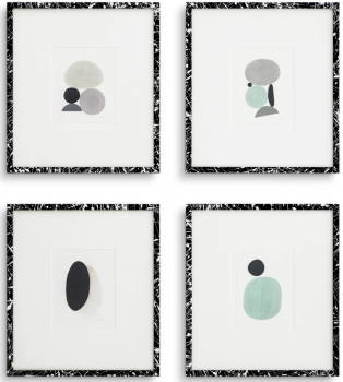 Набор из четырёх постеров Artworks by Valentina Ravagni 53X59 / 53X59 / 53X59 / 53X59 CM