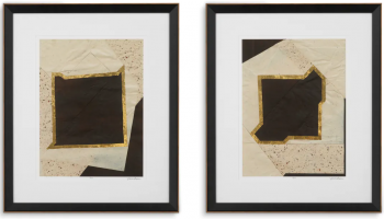 Комплект из двух постеров Creased Umber 77X92 / 77X92 CM