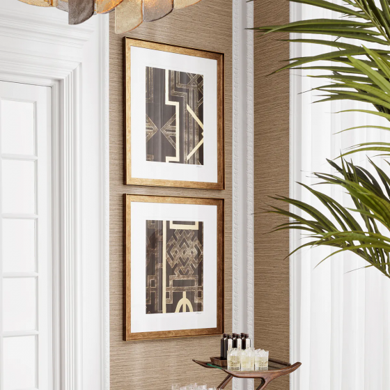 Композиция из двух постеров Trellis Pattern by Ethan Harper 79X94 / 79X94 CM 2