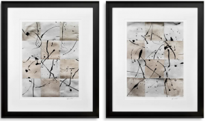 Композиция из двух постеров Ink Casting by Michael Willett 79X94 / 79X94 CM