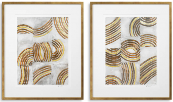 Комплект из двух постеров Refined Catena by Michael Willett 73X88 / 73X88 CM