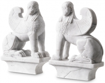Комплект из двух декоративных элементов Sphinx 20X9X30 / 20X9X30 CM