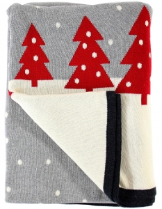 Плед с орнаментом Christmas story one 180X130 CM