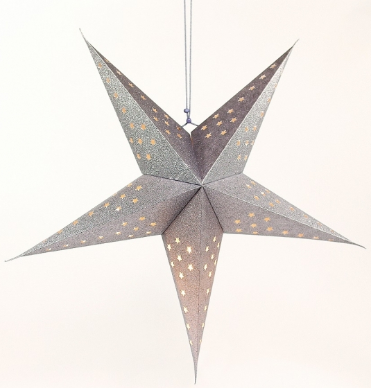Традиционный подвесной декор Star LED 60 CM серебристого цвета 2