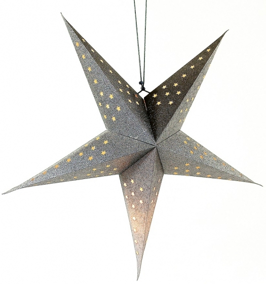 Традиционный подвесной декор Star LED 60 CM серебристого цвета 1