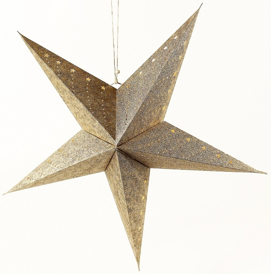 Традиционный подвесной декор Star LED 60 CM золотого цвета 6