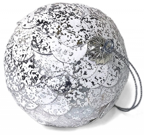 Шар новогодний декоративный Paper ball 9X9X9 CM 2