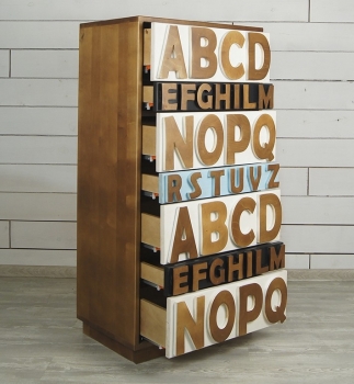 Комод Alphabeto Birch 60X40X120 CM