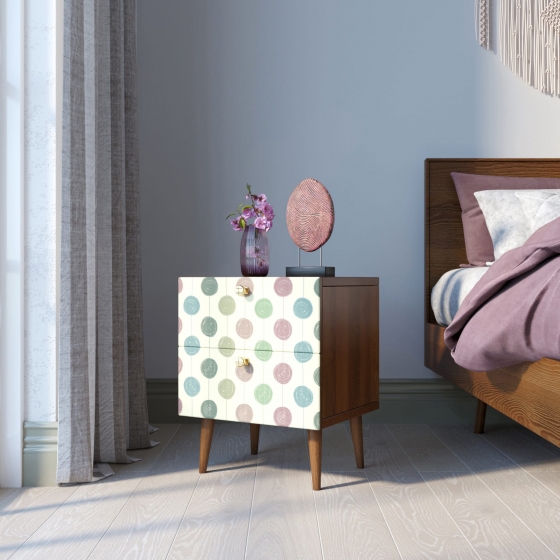 Тумбочка прикроватная Berber 40X35X50 CM 3