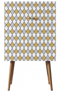 Комод на высоких ножках Berber 70X45X120 CM