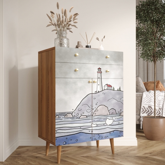 Комод Berber 80X45X110 CM 3