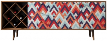 Комод с бутылочницей Berber 180X40X70 CM