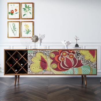 Комод с бутылочницей Berber 180X40X70 CM
