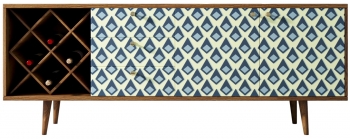 Комод с бутылочницей Berber 180X40X70 CM