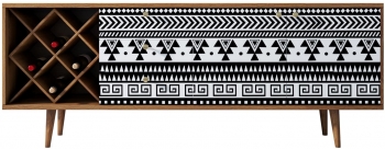 Комод с бутылочницей Berber 180X40X70 CM