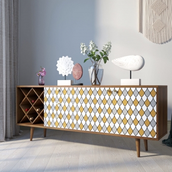 Комод с бутылочницей Berber 180X40X70 CM