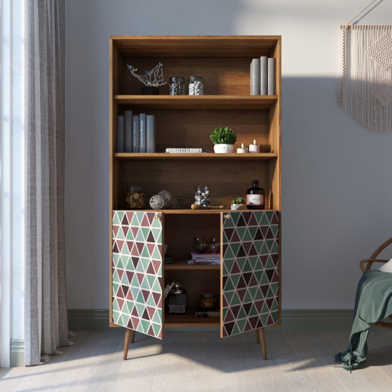 Книжный шкаф Berber 100X45X190 CM 2