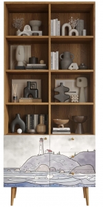 Стеллаж Berber 90X40X200 CM