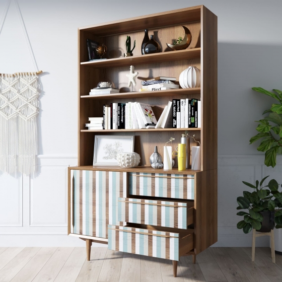 Библиотека Bruni 120X45X205 CM 3