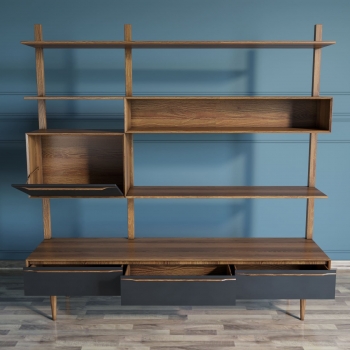 Стеллаж Bruni 180X45X179 CM