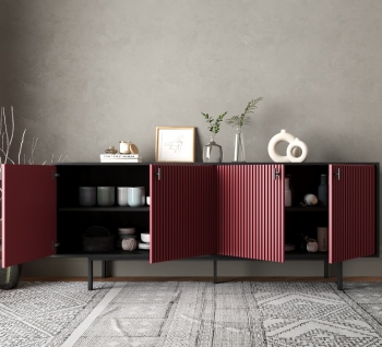 Комод Emerson 190X45X75 CM Red