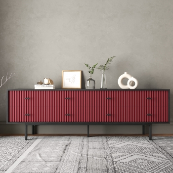 Комод Emerson 190X45X60 CM Red