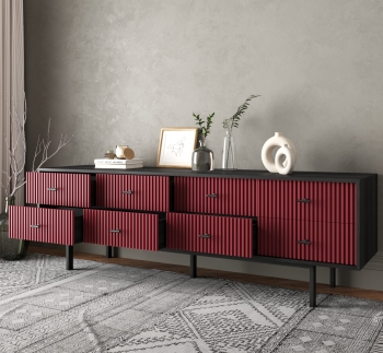 Комод Emerson 190X45X60 CM Red