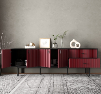 Комод Emerson 190X45X60 CM Red