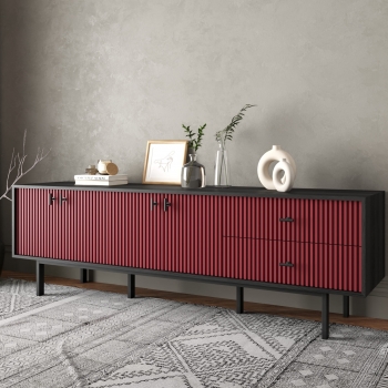 Комод Emerson 190X45X60 CM Red