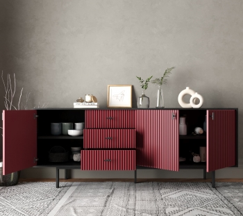 Комод Emerson 190X45X75 CM Red
