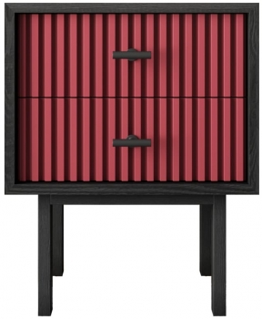 Тумбочка прикроватная Emerson 40X35X55 CM Red