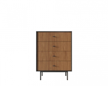 Вертикальный комод с четырьмя ящиками Emerson 80X45X110 CM