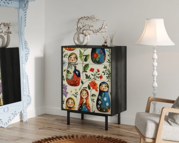 Вертикальный комод с четырьмя ящиками Emerson 80X45X110 CM