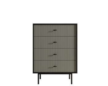 Вертикальный комод с четырьмя ящиками Эмерсон 80X45X110 CM