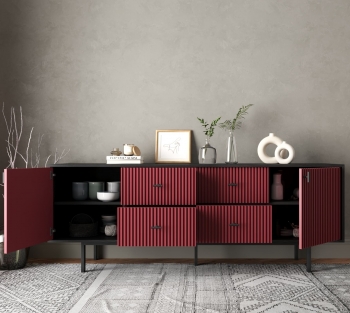 Комод Emerson 190X45X70 CM Red