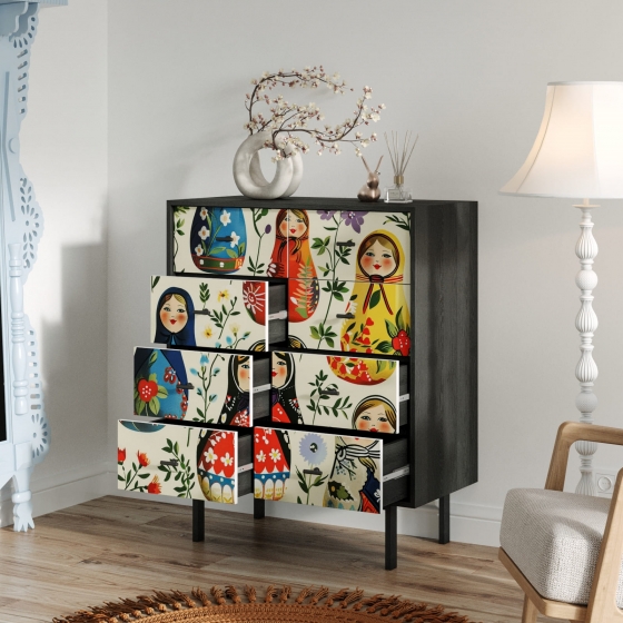 Комод Emerson 90X45X110 CM 2