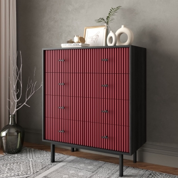 Комод Emerson 90X45X110 CM Red