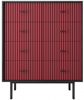Комод Emerson 90X45X110 CM Red