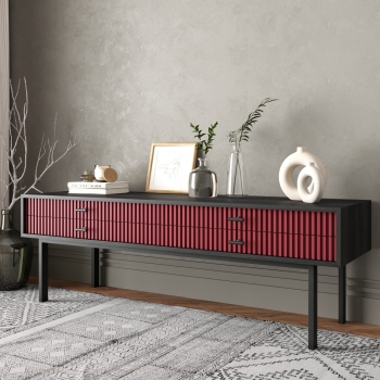Консоль низкая Emerson 150X45X55 CM Red